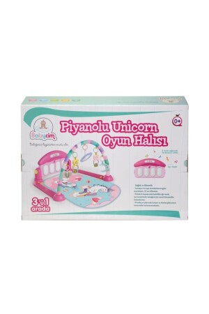 Piyanolu Unicorn Oyun Halısı HE0639-PINK - 3