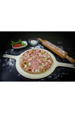 Pizza Lahmacun Paddle rundes Pizzabrett - Genel Markalar