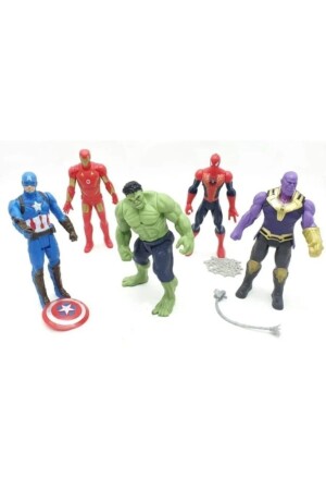 PjMasks Pijamaskeliler 10'lu Figür +5'li Avengers Spiderman Thanos Ironmn Kaptan Amerika Oyuncak Set TYCCH7HDZN169591081679847 - 3