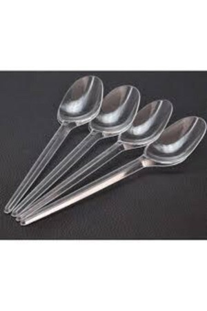 Plastik Sert Kaşık 100 Lü - Papatyampartievi