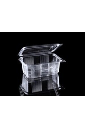 Plastik Sızdırmaz Kap 1000 Gr Cc Kullan At Tek Kullanımlık Plastik Kapaklı Kase 50 Adet - Miopack