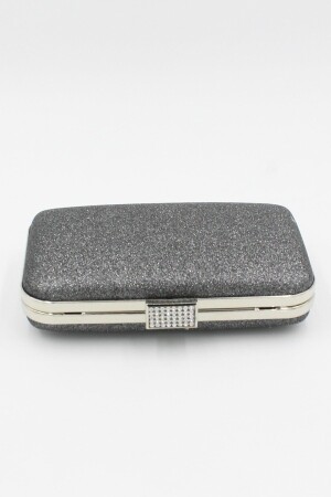 Platin Kum Simli Abiye Çanta - Efnanstore