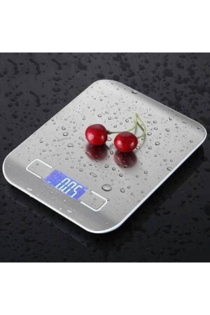 Platin Mutfak Terazisi Dijital Tartı Hassas Lcd Ekranlı 5 Kg - Lilya Home