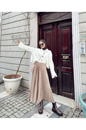 Plissierter Hijab-Rock - Trend Marfa