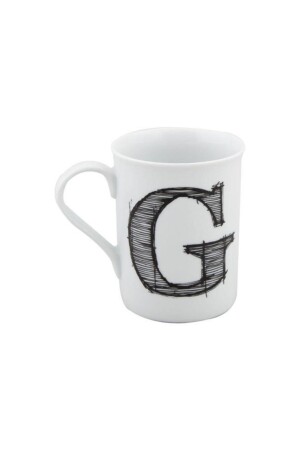 Porzellantasse mit Buchstabe G 04A+P016099 - Porland