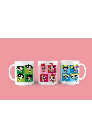 Powerpuff Girls Set mit 3 bedruckten Tassen - Designedfy