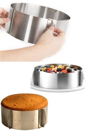Praktische, verstellbare, runde Luxus-Kuchenform MA3006 - Milea