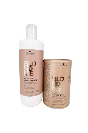 Premium Lift+9 Aufhellung 450 g + Oxidationsmittel 12 % 40 Volumen 1000 ml - Blondme