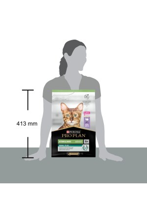 Pro Plan Sterilised Sterilisiertes Katzenfutter mit Huhn und Truthahn 3 kg 106-0009 - 4