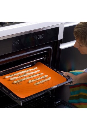 Profesyonel Silpat Yanmaz Yapışmaz Yıkanabilir Silikon Pişirme Matı (40X30 CM) 107 - Softbowl