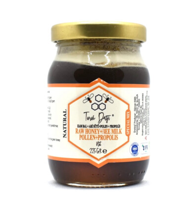 Propolis-Polen-Arı sutu-Ham Bal Karışımı - - Halal