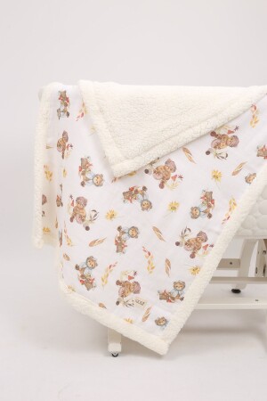 Puffy Koyun Tüylü Müslin Battaniye - 70x100 Cm ZTPUF00 - LUCKKA