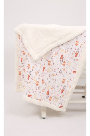 Puffy Koyun Tüylü Müslin Battaniye - 70x100 Cm ZTPUF00 - LUCKKA