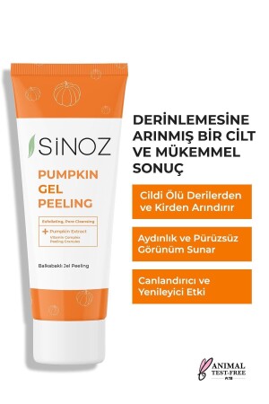 Pumpkin Jel - Balkabağı Özlü- Ölü Derilerden Arındıran- Yenileyici Yüz Peelingi 100 Ml - Sinoz