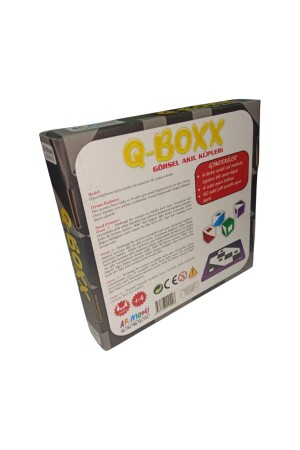 Q-boxx Cubes Qbitz Görsel Akıl Küpleri (YENİLENDİ) Q-bitz Q-smart Q Smart Küp Oyunu AG-QBOXX - 2
