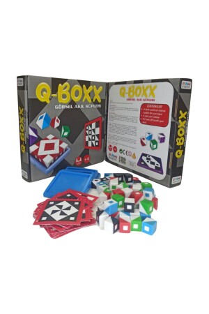 Q-boxx Cubes Qbitz Görsel Akıl Küpleri (YENİLENDİ) Q-bitz Q-smart Q Smart Küp Oyunu AG-QBOXX - 3