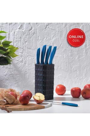 Quick Chef 6 Parca Standlı Bıcak Seti 1S0834-14005-MAV01 - Schafer