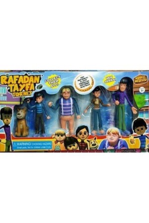 Rafadan Tayfa 5-teiliges Figurenset Akın Zickzack Kamil Fleischbällchen Hayri Mert Spielzeug 5 Figuren Nachbarschaftsproblem - Genel Markalar