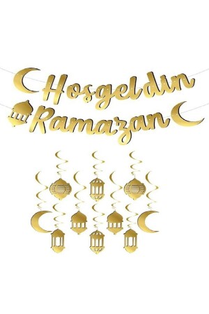Ramadan-Ornament-Set, 25-teilig, Welcome Ya City Ramadan, alle Altersgruppen - 5