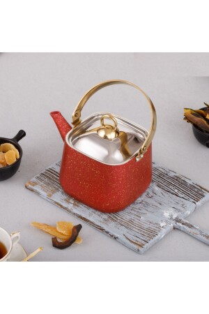 Red Kare Bitki Çayı Demliği 2-25 lt- Çay Bitki Çaydanlığı Büyük Boy 2-25 lt - Evren