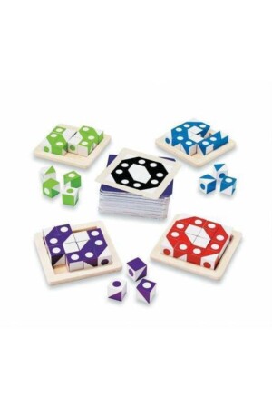 Renkli Sihirli Küpler Q-bitz Qbitz Qbig Eğitici Oyunlar qwe2345 - 3