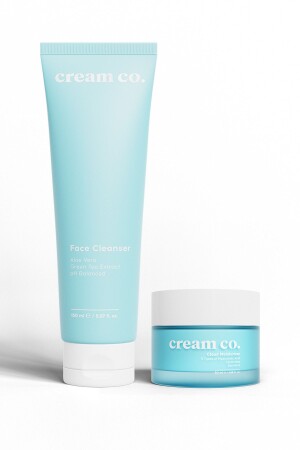 Reparierendes, beruhigendes, aufhellendes, feuchtigkeitsspendendes Gesichtsreinigungs-Duo - Cream Co.