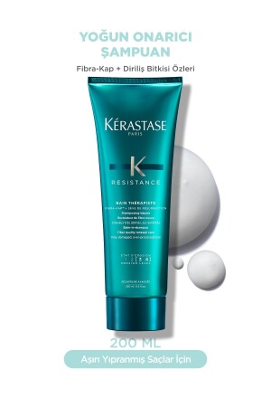Resistance Bain Thérapiste Çok Yıpranmış Ve Aşırı Işlem Görmüş Saçlar Için Şampuan 200 ml - Kerastase