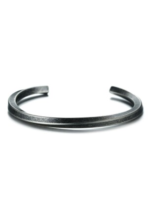 Retro Kelepçe Dizayn Çelik Erkek Bileklik Du25rt du25 - Chavin