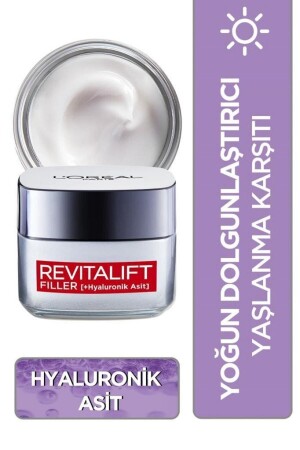 Revitalift Filler Yoğun Dolgunlaştırıcı Yaşlanma Karşıtı Gündüz Kremi 50ml - Hyaluronik Asit 3432 - L'Oreal Paris