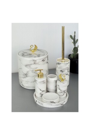 Riki Lüks Porselen Banyo Seti 7prc - Arow