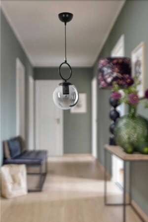 Ring Single Black Modern Kronleuchter (Rauchglas) HLK-TKL-SYH-01 - BSA LIGHTING