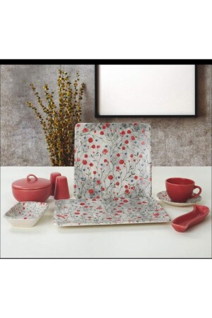 Riva 30 Prç Kare Kahvaltı Takımı Rd-266k RD-266K - Remetta