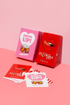Romantisches Trinkspiel und Peitho Erotik Quests Doppelspielset, Valentinstagskartenspiel - Drink Up