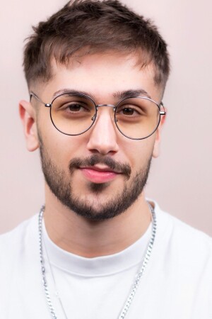 Römische silberne runde Metallschirmbrille - Focus On Eyewear