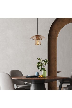 Root Özel Tasarım Tel Sarkıt Modern Bakır Avize 142PL1.10BR.03 - Nest Aydınlatma