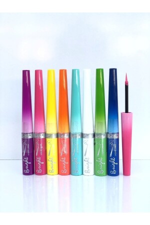 Rose 8'li Renkli Eyeliner - 8 Color Eyeliner - Roesıa Rose Cosmetics