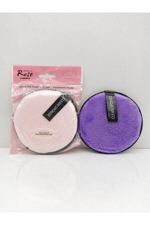 Rose Yıkanabilir Makyaj Ve Yüz Temizleme Süngeri 1 Adet - Roesıa Rose Cosmetics