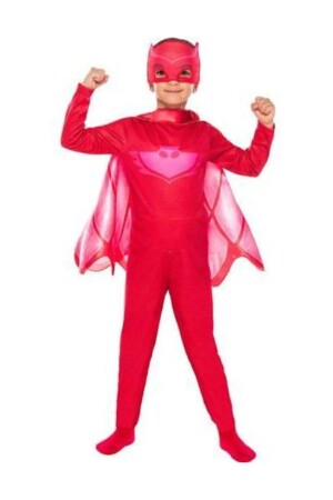 Rotes Owlette-Eulenkostüm für Mädchen - Pj Maskeliler