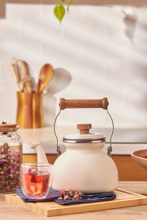 Royal Emaye Demlik Krem - Emsan