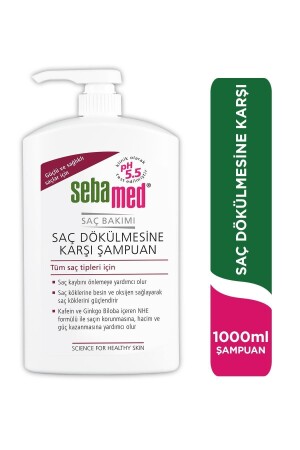 Saç Dökülmesine Karşı Şampuan 1000 Ml 4103040037176 - Sebamed