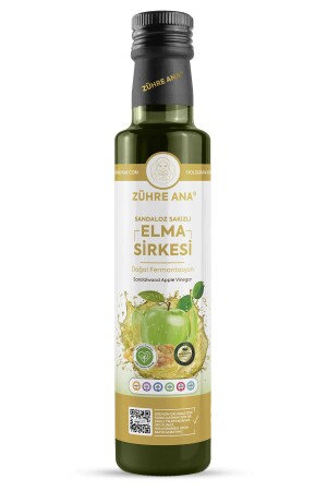 Sandaloz Sakızlı Elma Sirkesi Doğal Fermantasyon Sandalwood Apple Vinegar 500 ml - Zühre Ana