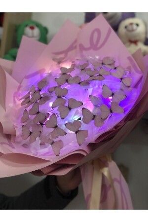 Schmetterlingsstrauß Rosa - Sudemcicekevi