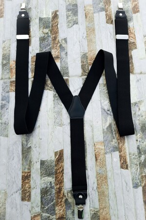 Schwarzer Unisex-Hosenriemen aus 100 % Leder ZKTNASKS02 - ZEKTON