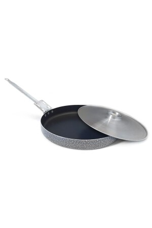 Schwarzmeerfisch- und Gebäckpfanne 34 cm mit Aluminiumdeckel 8682798400686 - Leydi