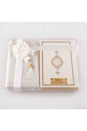 Seccade - Tesbih - Kuran Hediye Seti (hafız Boy, Beyaz) 03785477 - Hayrat Neşriyat