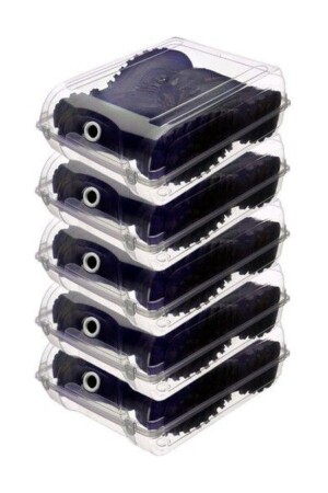 Şeffaf Ayakkabı Saklama Kutusu 5'li Bot Kutusu - Perodia