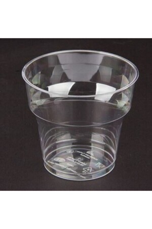 Şeffaf Kristal Mika Ekstra Sert Plastik Bardak 180 Cc 100 Adet - Chs