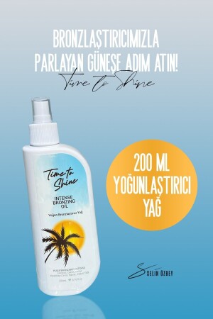 Selin Özbey Bronzlaştırıcı Güneş Yağı 200ml - Time To Shine