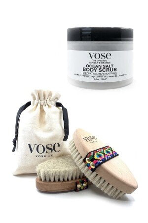 Selülit Karışıtı Body Scrub - At Kılı Selülit Fırçası (Tulip) - Vose