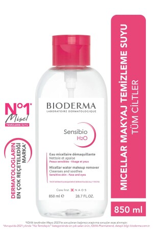 Sensibio H2O Micellar Make-up Reinigungswasser für empfindliche und normale Haut 850 ml - Bioderma